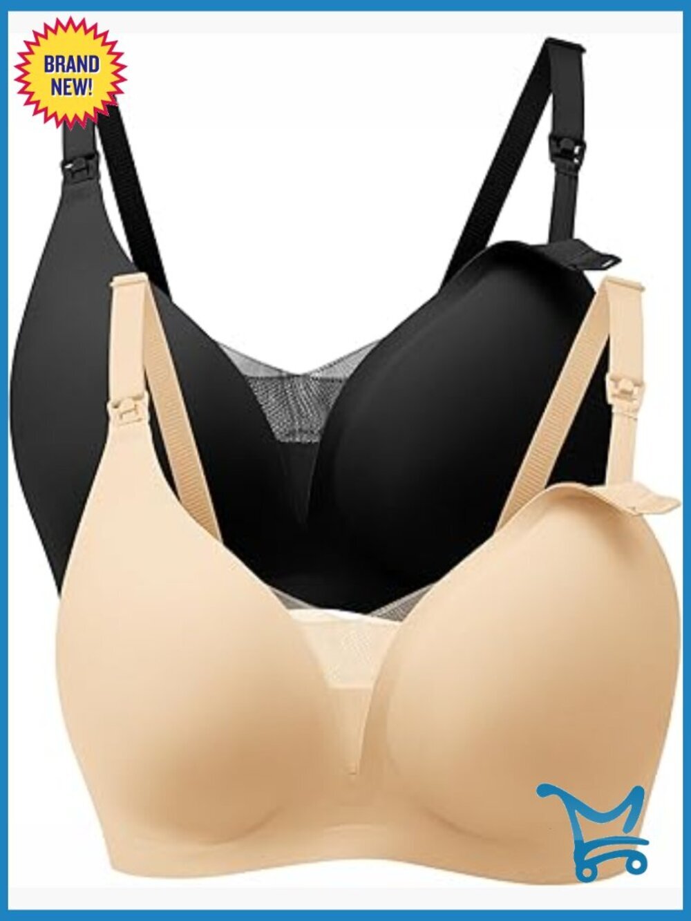 Wireless Nursing Bra Seamless Sleep Maternity Bralette Adjustable Straps